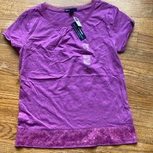 Gap purple t shirt, size 12 and 14, 14 is NWOT